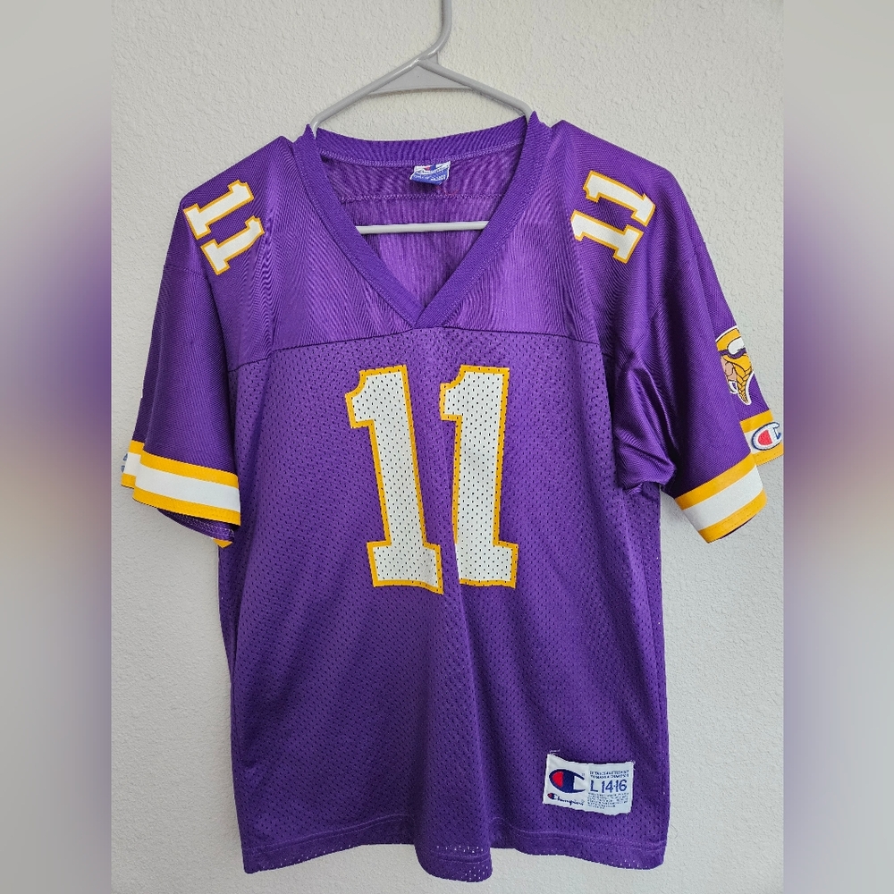 Champion brand Minnesota Vikings Culpepper Home Jersey Youth L (14-16)